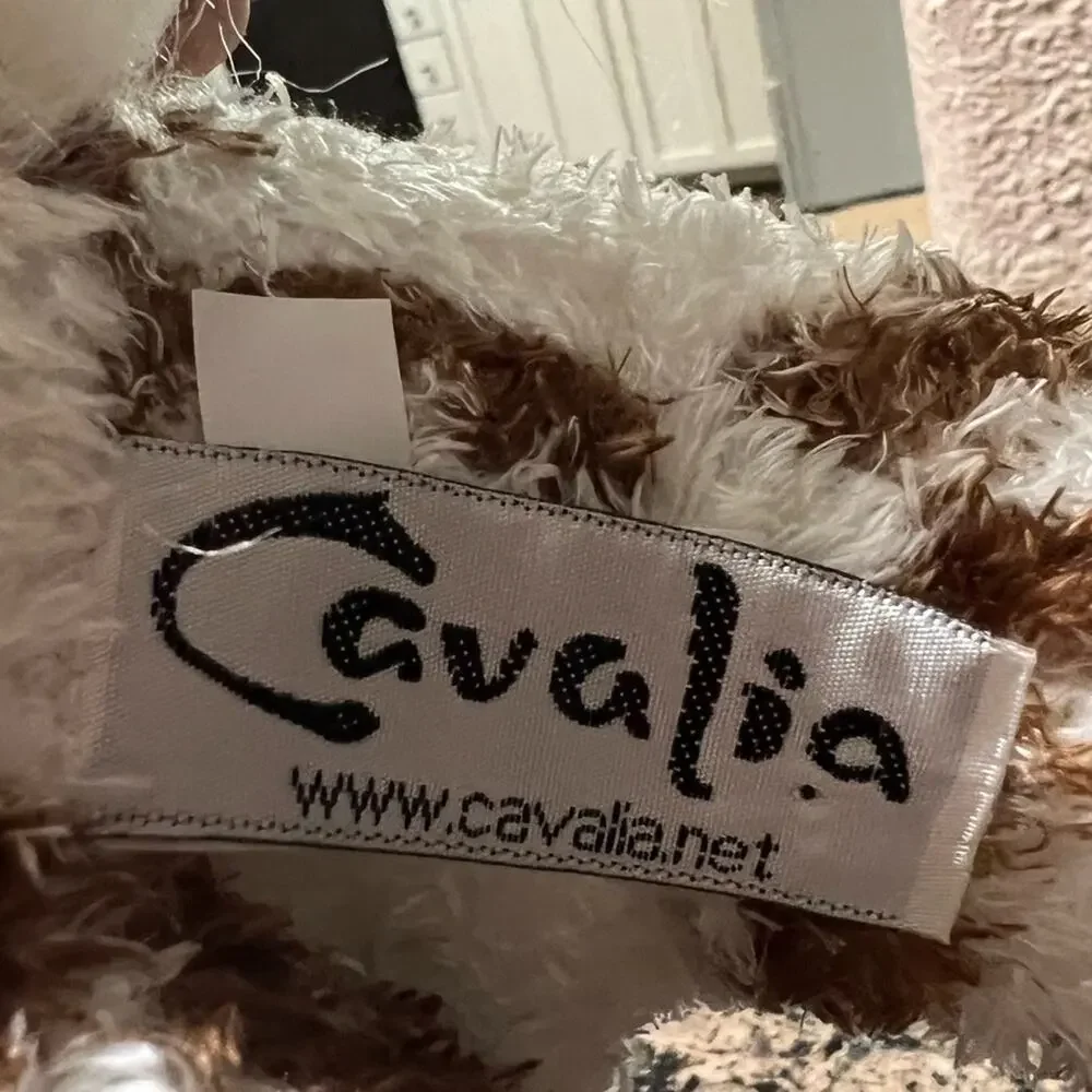 CAVALIA Horse Plush Brown White